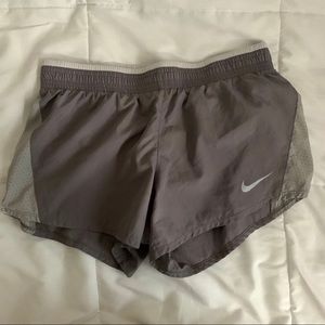 NIKE Light Gray Running Shorts